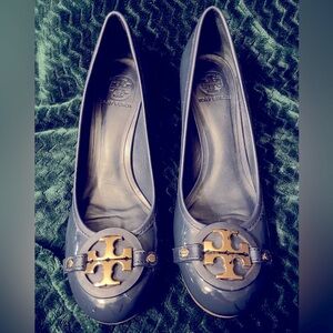 Tory Burch Blue Block Heels